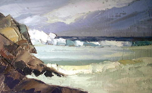 Cloudy Day by the Cove